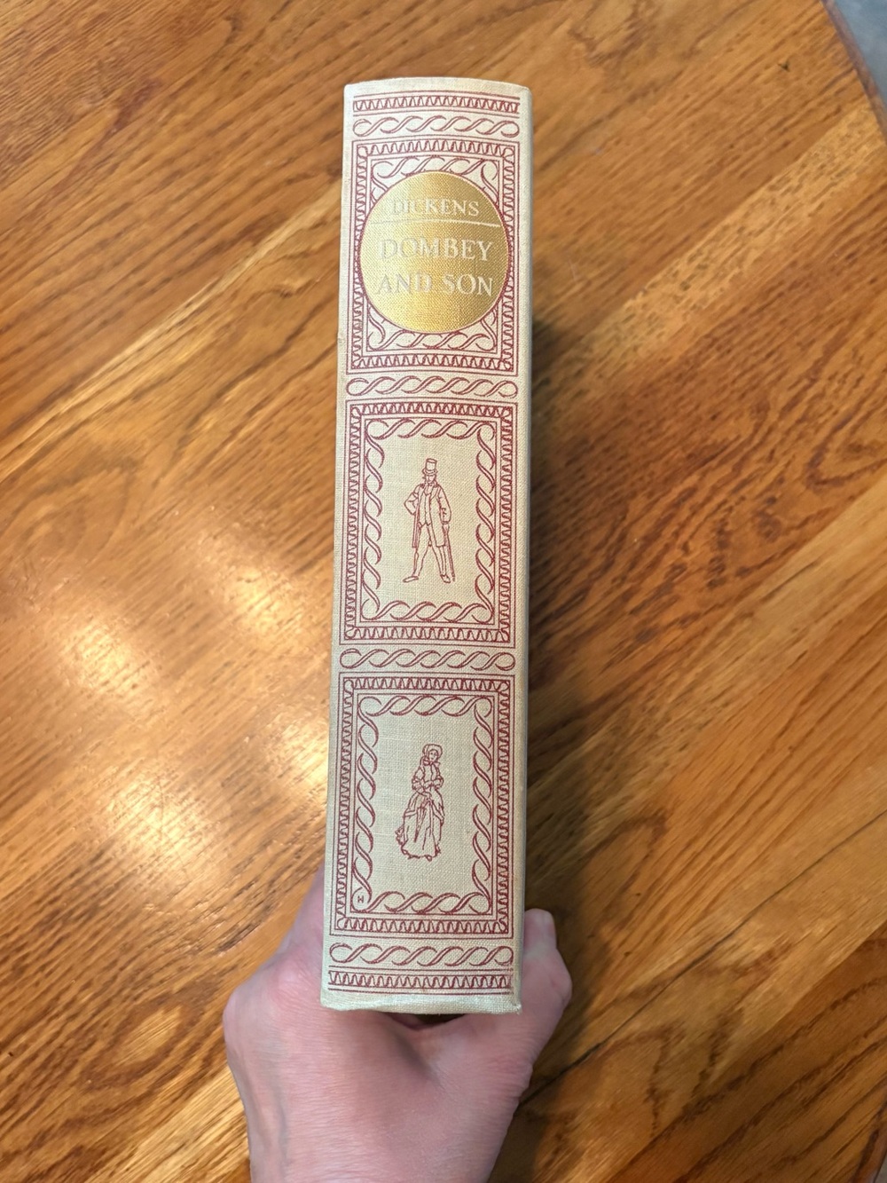 Dombey and Son Decorative Hardcover - Cream & Gold